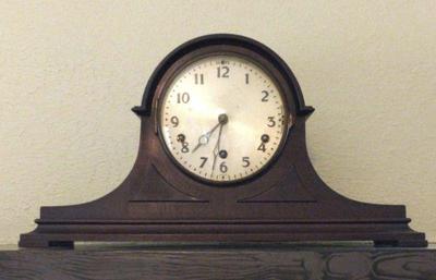 Antique german mantle clock