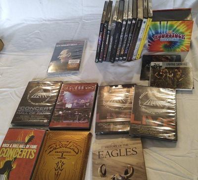 Rock concert dvds cds