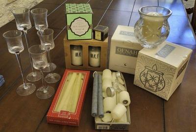 Candles and candle holders