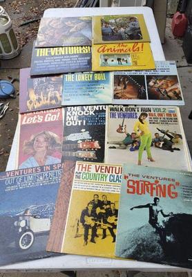 Vintage lot of the ventures albums plus