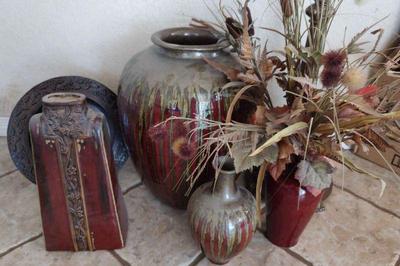 Rust colored decor
