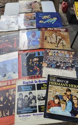 Vintage rock album mixture