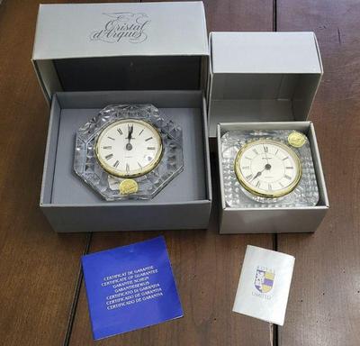 Nib crystal clocks 2)