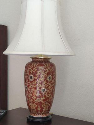 2 oriental style lamps