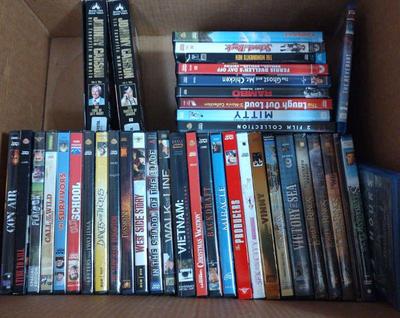 Dvds blurays & a couple of vhs