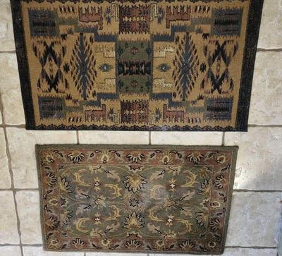 2 small rugs