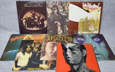 Dc027 vintage vinyl stones zeppelin, alice cooper, ted nugent, doors