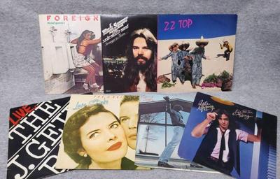 Dc026 vintage vinyl seger j. geils, billy joel, foreigner, zz top