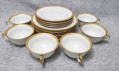 Bs039 victoria czecho slovakian china tea and cake ware