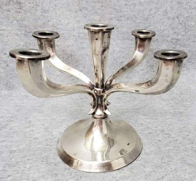 Md028 continental silver candelabra
