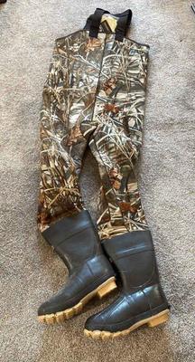 New Cabela’s Thinsulate Neoprene Waders * Size 11R * Advantage Max 4
