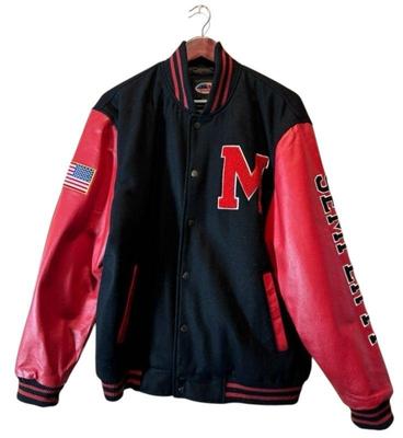 US Marines Letter Jacket * Large * Wool Blend & Leather
