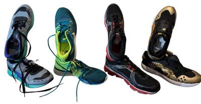 Men’s Size 11.5 Athletic Running Shoes * New Fila * New Fancy Puma * Lightly Used Nike & Fila
