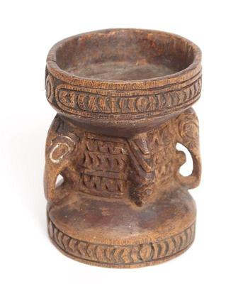 Lot 166 png beetle nut mortar huon gulf