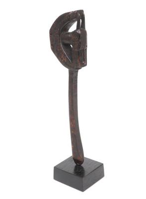 Lot 205 baule crescent mask drum beater