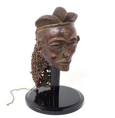 Lot 180 african chokwe mask congo