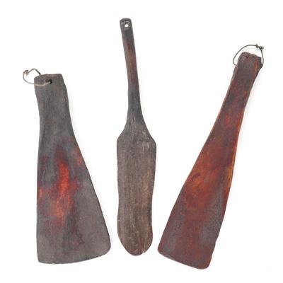 Lot 20 philippines bone spatula 20th c.