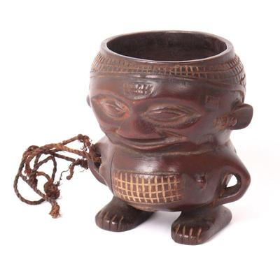 Lot 3 african kuba wine cup