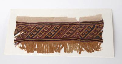 Lot 59 pre columbian textile fragment peru