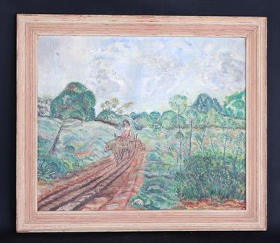 Lot 223 impressionist oil painting 20th c.