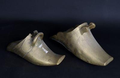 Lot 37 two colonial spanish stirrups