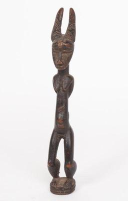 Lot 204 african dan wood carved woman