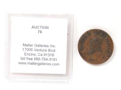 Lot 67 1915 mexican revolution oaxaca 10 centavos' coin