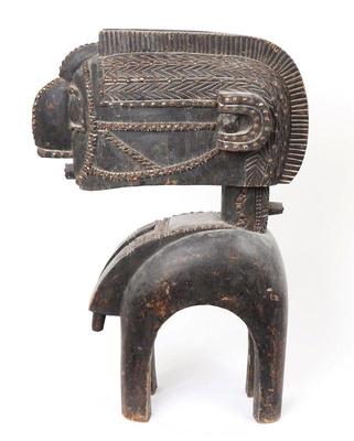 Lot 192 african nimba long nose wood shoulder mask