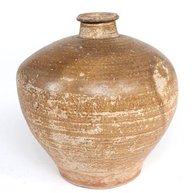 Lot 138 ming dynasty martaban glazed jar
