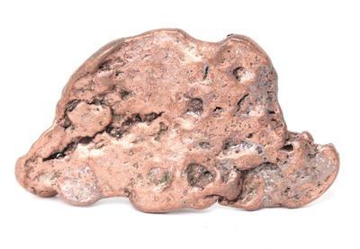 Lot 87 raw smooth copper specimen 343 grams
