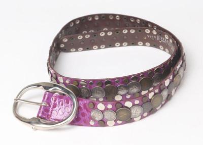 Lot 84 vintage italian vitanuova belt wcurrency