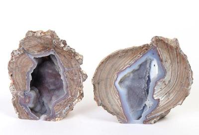 Lot 99 gorgeous dugway geode bookends