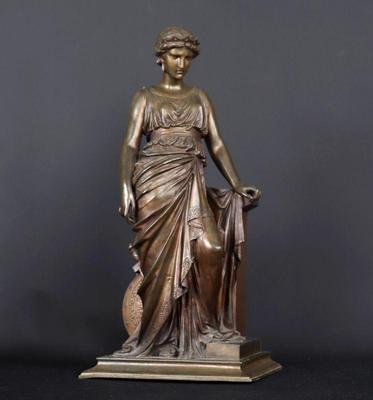 Lot 242 classic french bronze of goddess