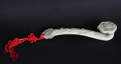 Lot 134 chinese hardstone ruyi scepter