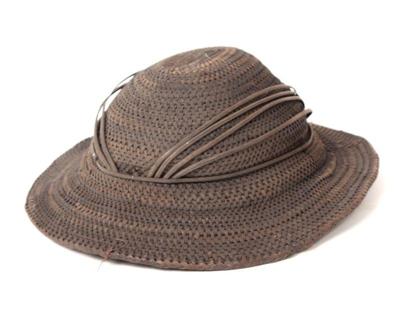 Lot 170 filipino hand made woven rattan hat