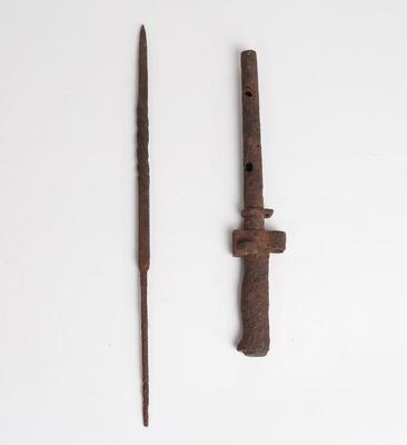 Lot 33 two battlefield relics