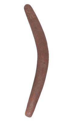 Lot 31 aboriginal boomerang 20th c.