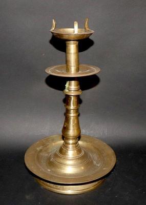 Lot 85 large gothic style candlestick