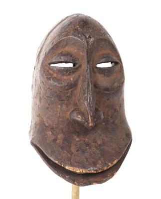 Lot 181 hemba primate spirit wood mask