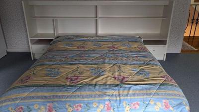 Platform Bed & Shelving