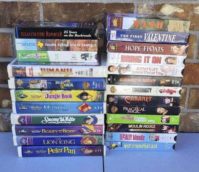 Vhs tapes including walt disney