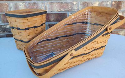 2 longaberger baskets