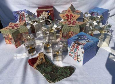 Small christmas gift containers