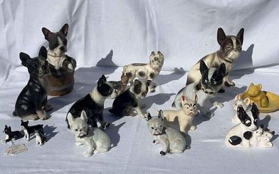 Vintage boston terrier figurines 1