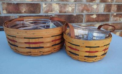 Longaberger darning button baskets