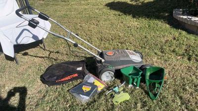 Electric lawnmower plus