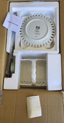 Nib 7 piece ceramic serving set with 4 tiered stand