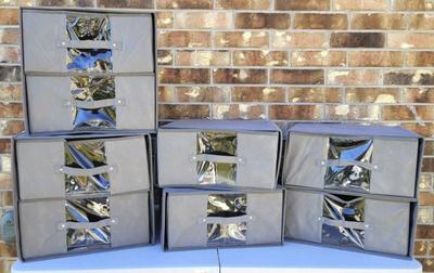 Cloth collapsible storage units