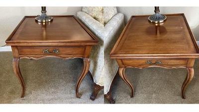 Pair Of French Provincial End Tables
