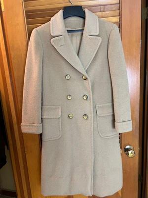 Vintage Wool Camel Peacoat